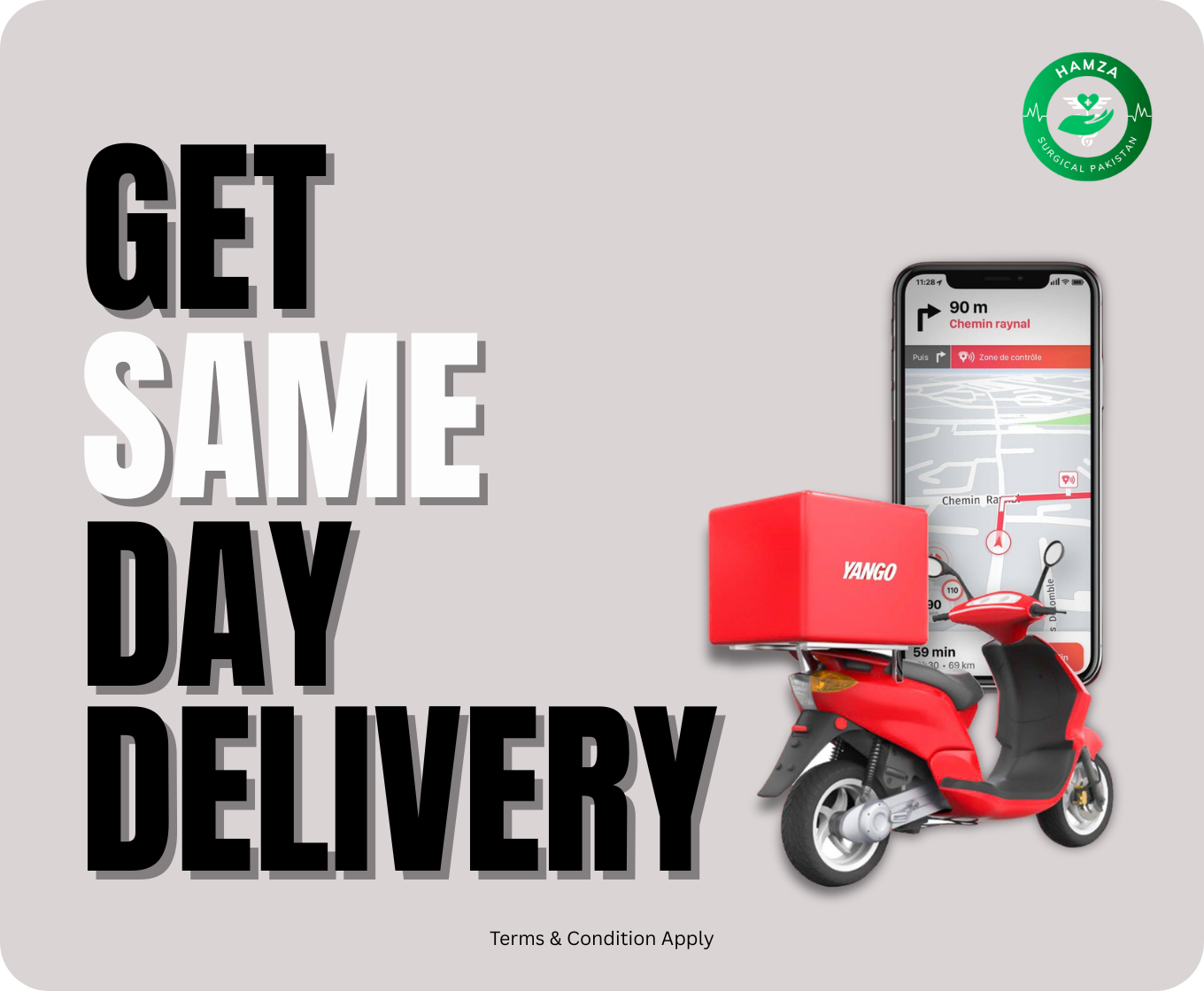 Get Same Day Delivery Via Yango