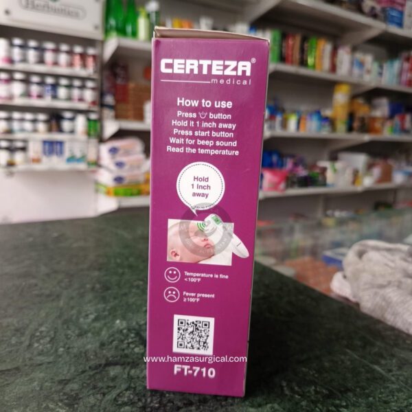 Certeza FT-710 Digital Forehead Infrared Thermometer