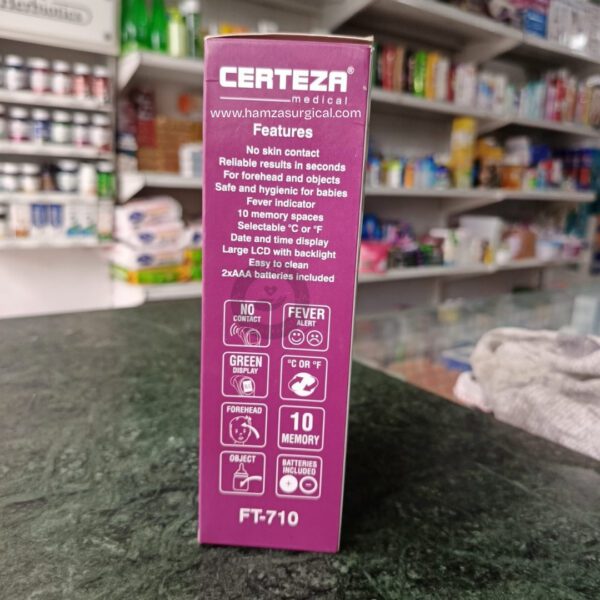 Certeza FT-710 Digital Forehead Infrared Thermometer