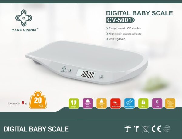 Care Vision CV-5001 Diital Baby Weight Scale
