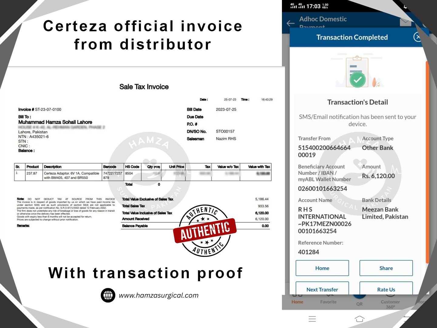official certeza seller