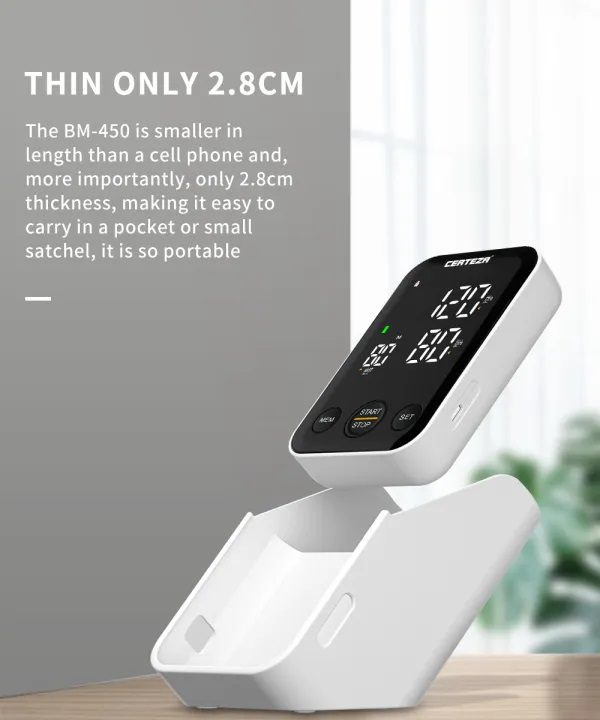 Size of Certeza BM-450 Blood Pressure Monitor