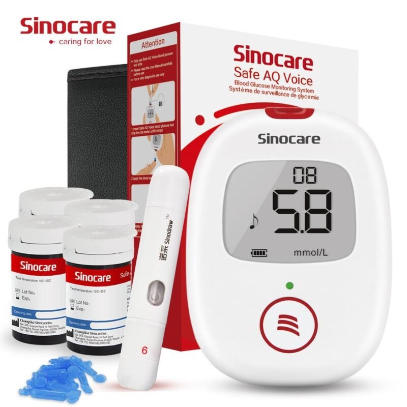 Sinocare Safe AQ Blood Glucometer