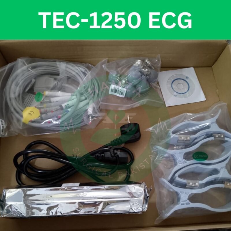 UpMed TEC-1250 Digital 12-Channel Touch Screen ECG Machine