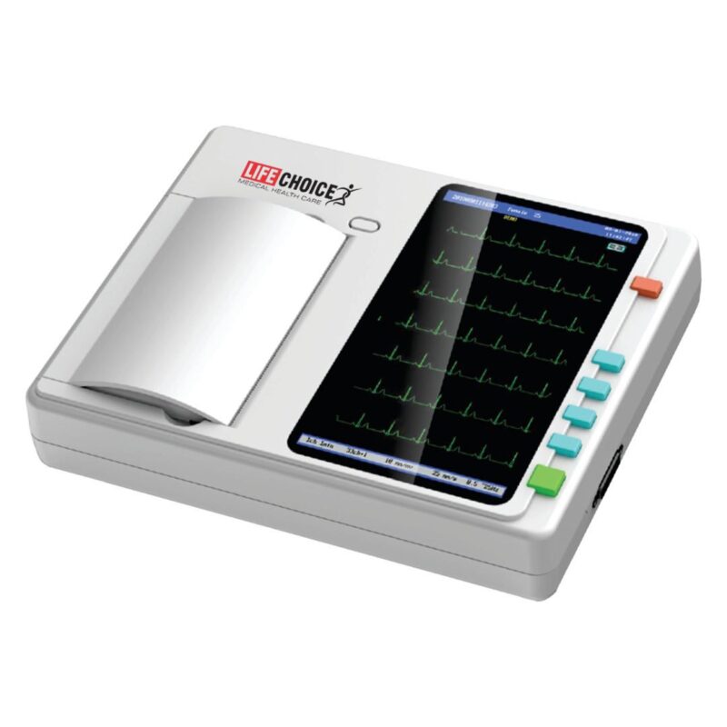 LifeChoice TEC-650 Digital 6-Channel Touch Screen ECG Machine