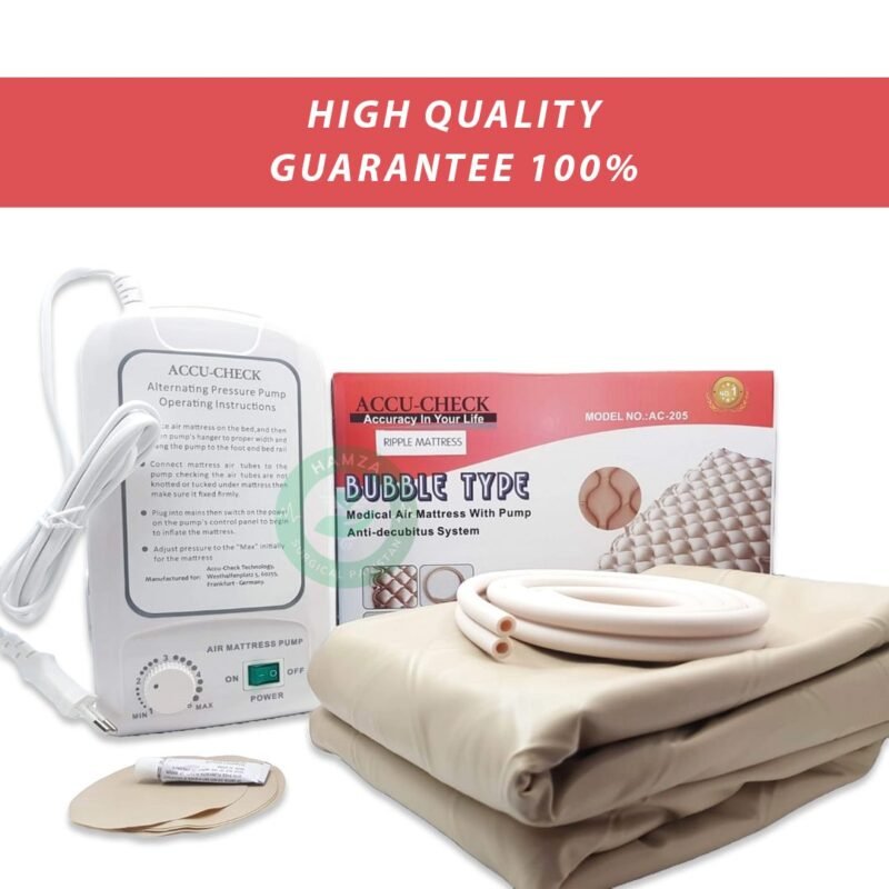Accu-Check AC-205 Medical Bubble Air Mattress With Pump