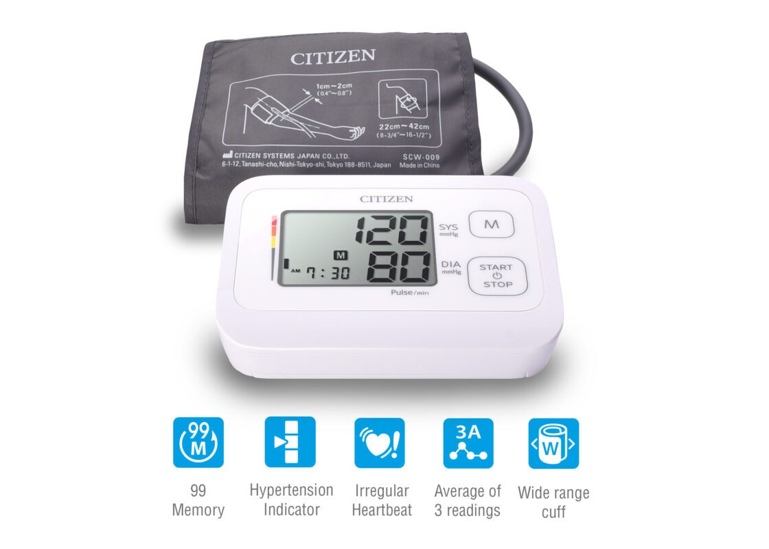 CITIZEN CHU-305 Upper Arm Digital Blood Pressure Monitor