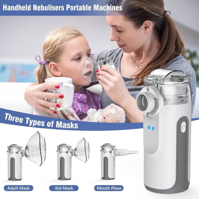 Medico NB-100 Rechargeable Noiseless Portable Mesh Nebulizer Machine