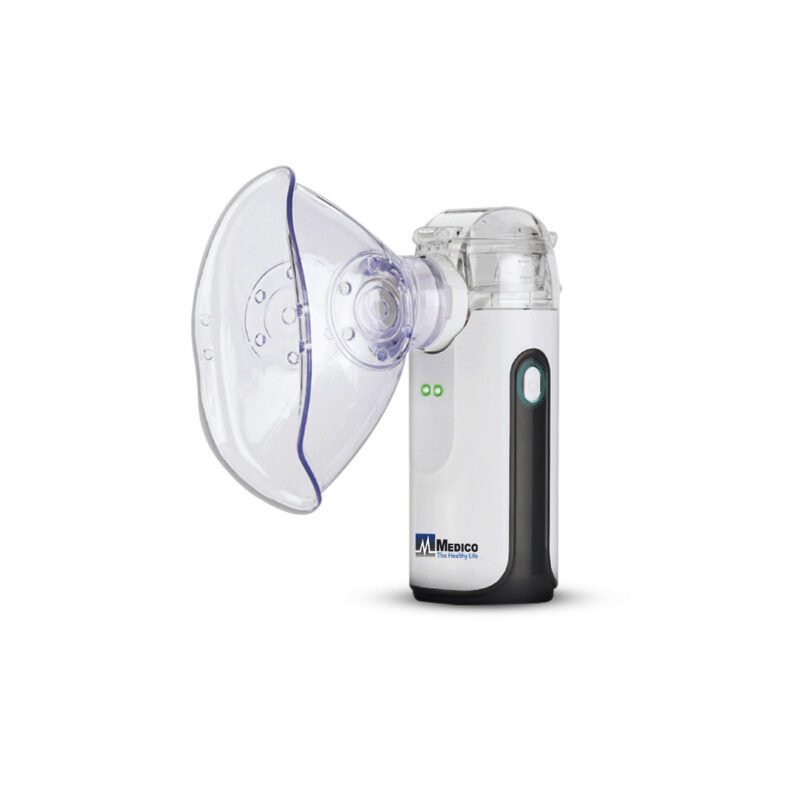Medico NB-100 Rechargeable Noiseless Portable Mesh Nebulizer Machine