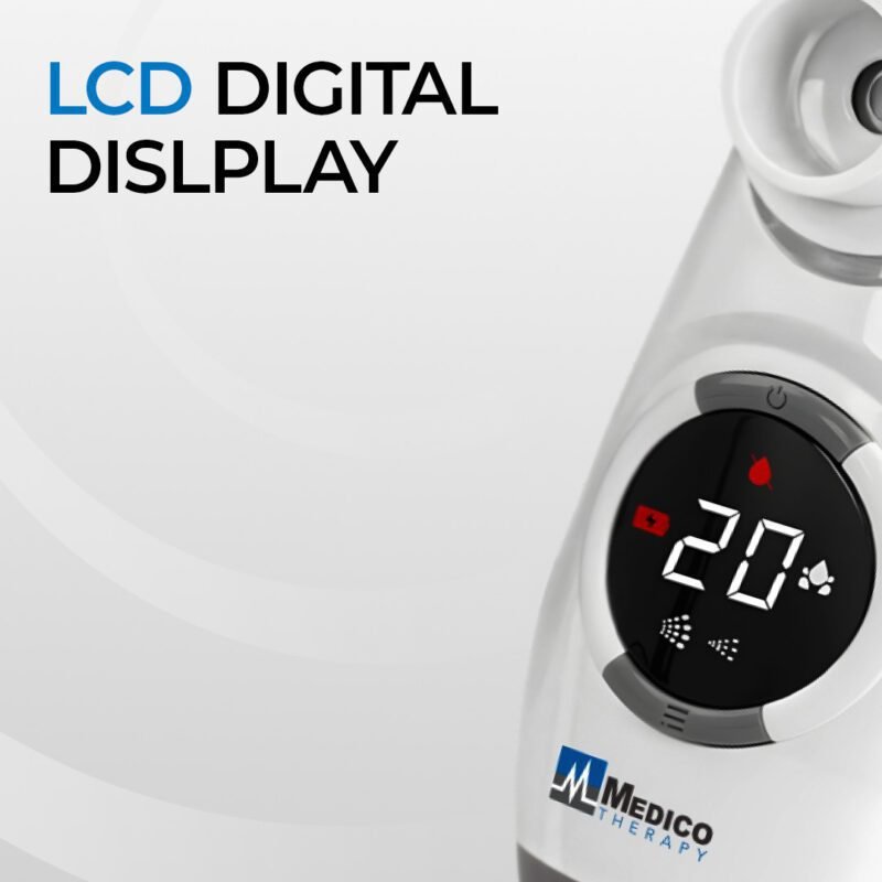 Medico NB-110 Noiseless Rechargeable Portable Mesh Nebulizer Machine