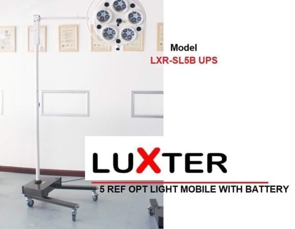 LUXTER LXR-SL5B 5 REF LED Bulb Mobile Operation Theater Light with Battery