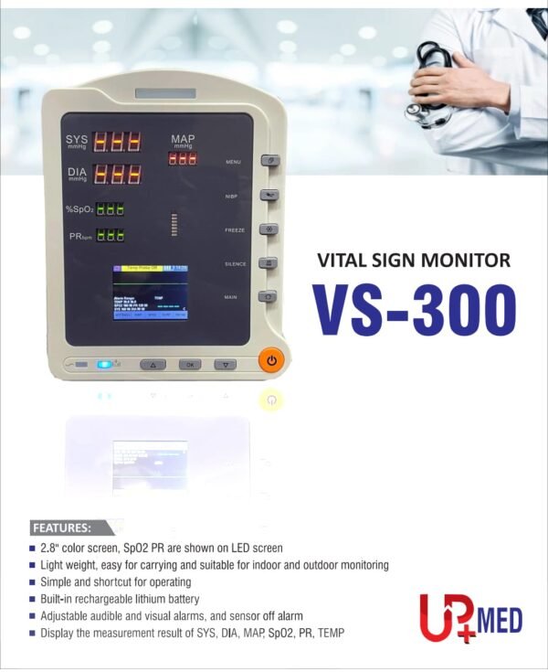 UpMed VS-300 Vital Sign Patient Monitor