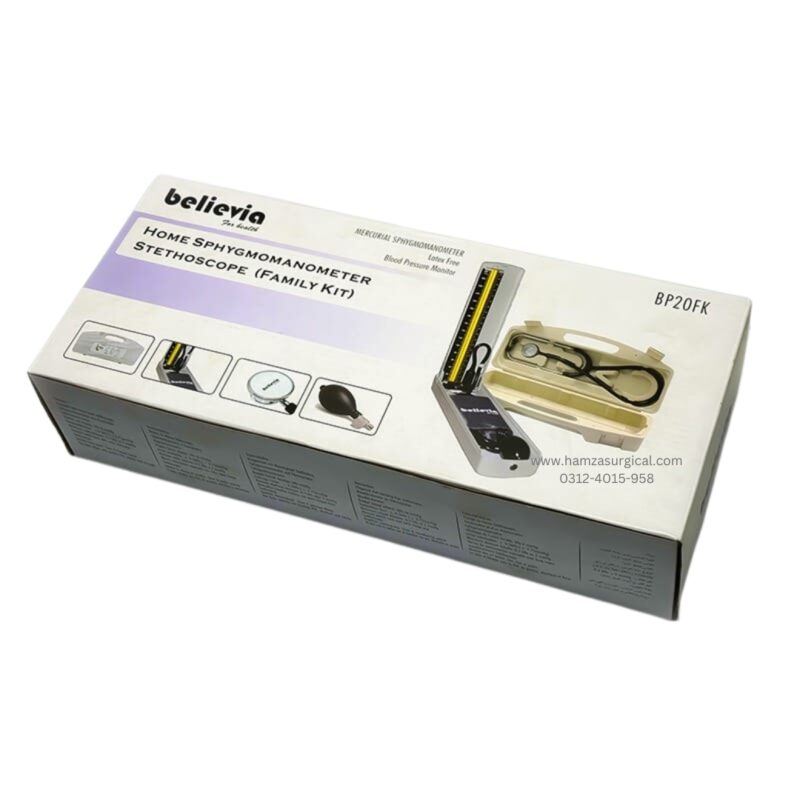 Believia BP-20FK Mercury Sphygmomanometer Family Kit