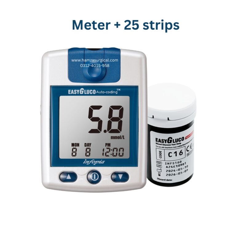 Easy Gluco Meter + 25 Strips