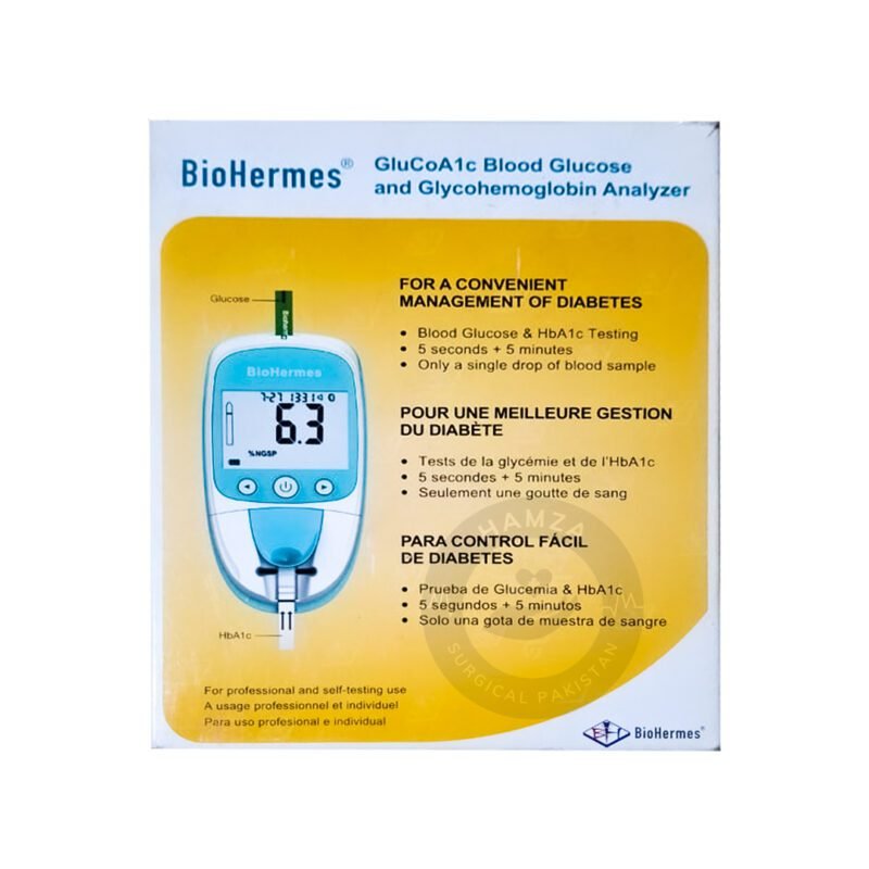 BioHermes Blood Glucose & HbA1c Testing Meter