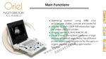 Oriel Notebook Classic Ultrasound Machine - Image 12