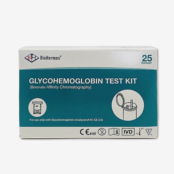 BioHermes Glycohemoglobin 25-Test Strips for HbA1c EZ 2.0