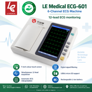 LE Medical ECG-601 6-Channel ECG Machine