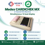 Medex CARDICHEK MX 6-Channel ECG Machine - Image 2
