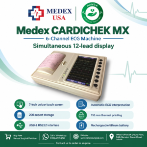 Medex CARDICHEK MX 6-Channel ECG Machine