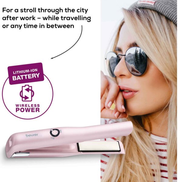 Beurer HS-20 Style Pro Cordless Hair Straightener