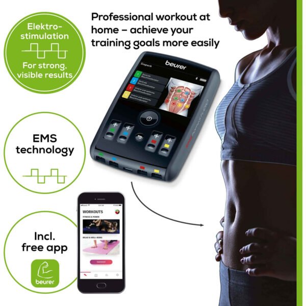 Beurer EM-95 High-end EMS Device with Bluetooth®