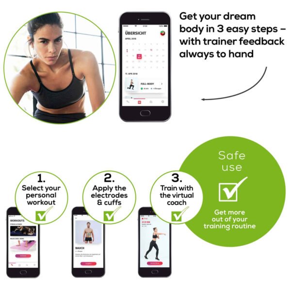 Beurer EM-95 High-end EMS Device with Bluetooth®