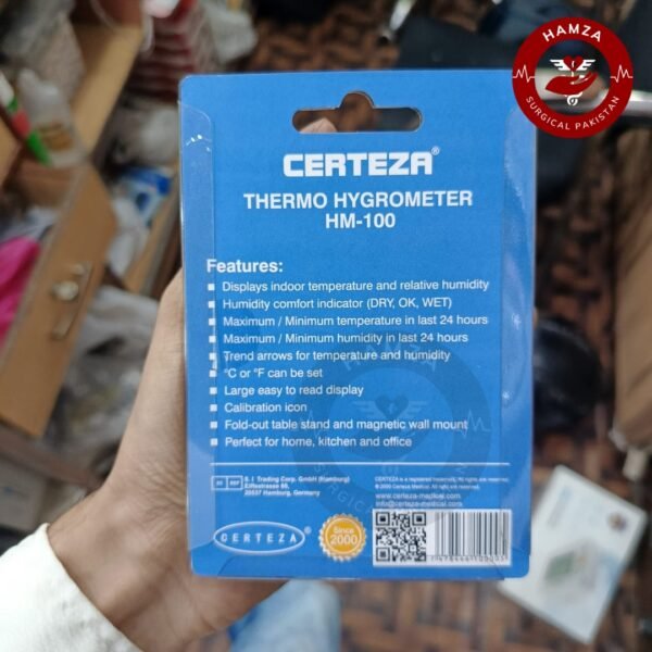 Certeza HM-100 Digital Thermo Hygrometer