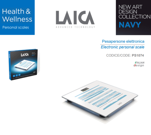 LAICA PS1074 Electronic Bathroom Scales