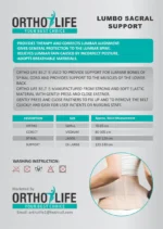 Ortholife Lumbo Sacral Support - Image 3