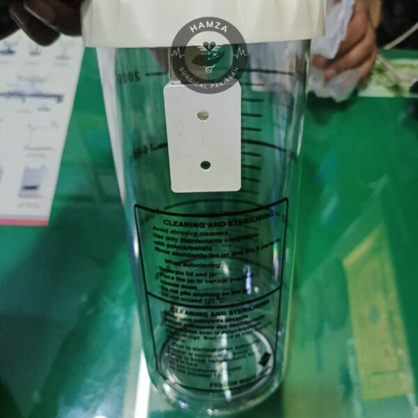 Suction Canister 2000ml Jug Bottle Jar