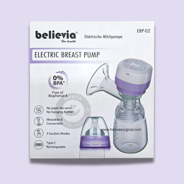 Believia EBP-02 Rechargeable Electric Breast Pump