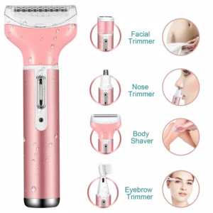 Kemei KM-6637 4 in 1 Ladies Hair Trimmer