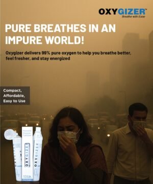 Oxygizer Portable Oxygen Canister 13 Liters Pure Oxygen