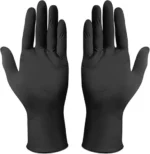 LifeCare Nitrile Disposable Gloves Black Color – 100 pcs
