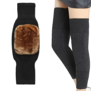 Unisex Wool Wearable Knee and Leg Warmer Pad