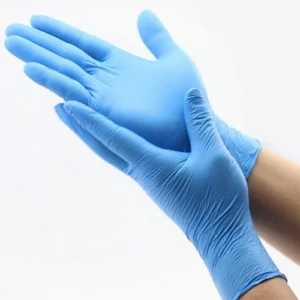 LifeCare Nitrile Disposable Gloves Color Blue – Pack of 100