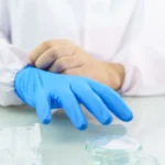 LifeCare Nitrile Disposable Gloves Color Blue – Pack of 100 - Image 2