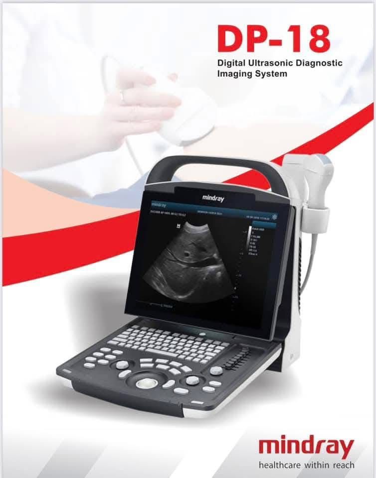 Mindray DP-18 Portable Digital Ultrasound Machine