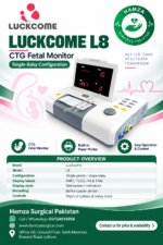 Luckcome L8 CTG LED Fetal Maternal Monitor with Single Probe for Single Baby - Image 3