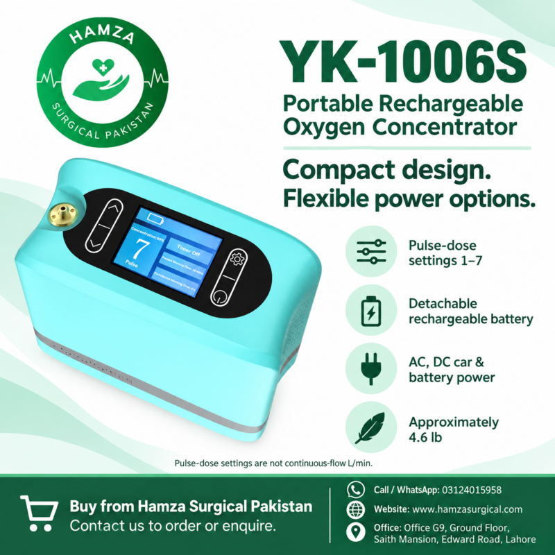 YK-1006S Rechargeable Portable Oxygen Concentrator Machine