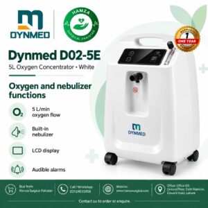 Dynmed D02-5E 5-Litter Oxygen Concentrator – White