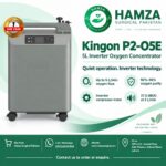 Kingon P2-O5E 5-Litter Noiseless Inverter Oxygen Concentrator - Image 4