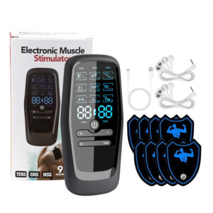 Rechargeable EMS Electric Professional Muscle Stimulation 9 Modes TENS Unit Machine