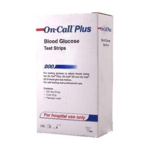 On-Call Plus Glucose 200-Test Strips (4 x 50 Pack)