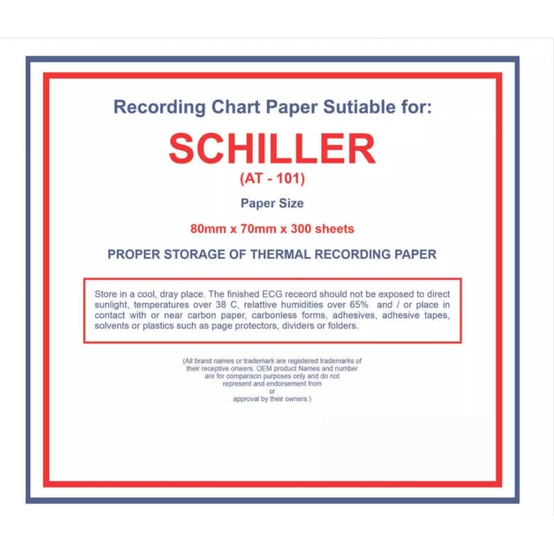 Schiller AT-101 ECG Chart Paper