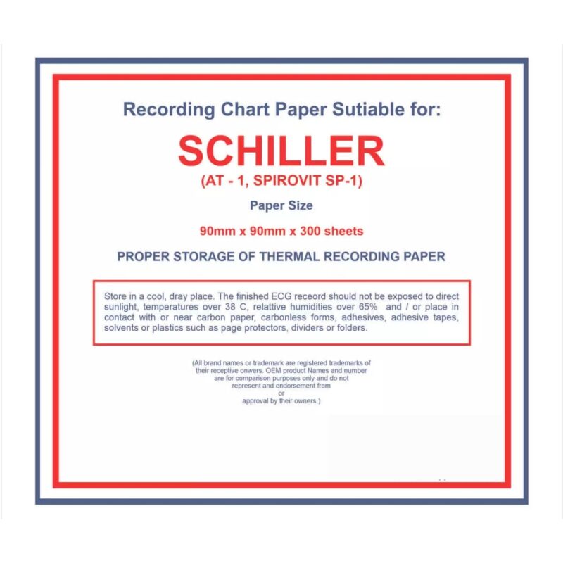 Schiller AT-1 ECG Chart Paper
