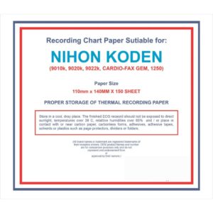 Nihon Kohden 9020K ECG Thermal Paper