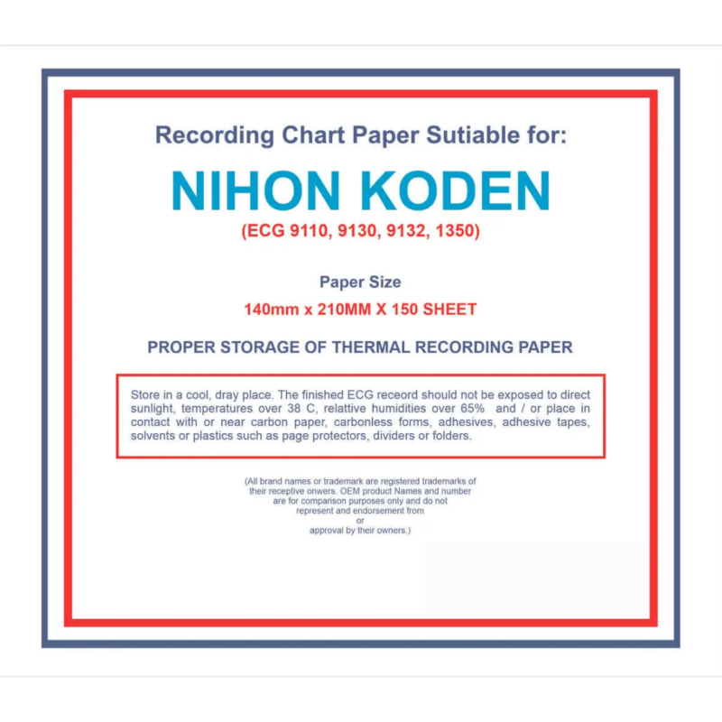 Nihon Kohden CardioFax Q ECG Paper