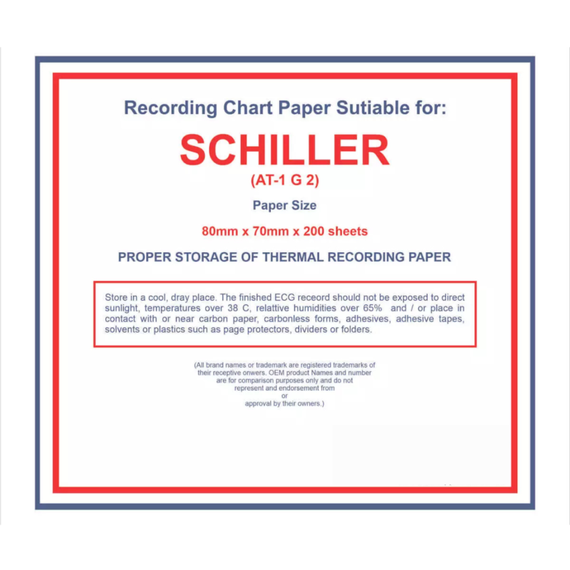 Schiller AT-1 G2 ECG Chart Paper